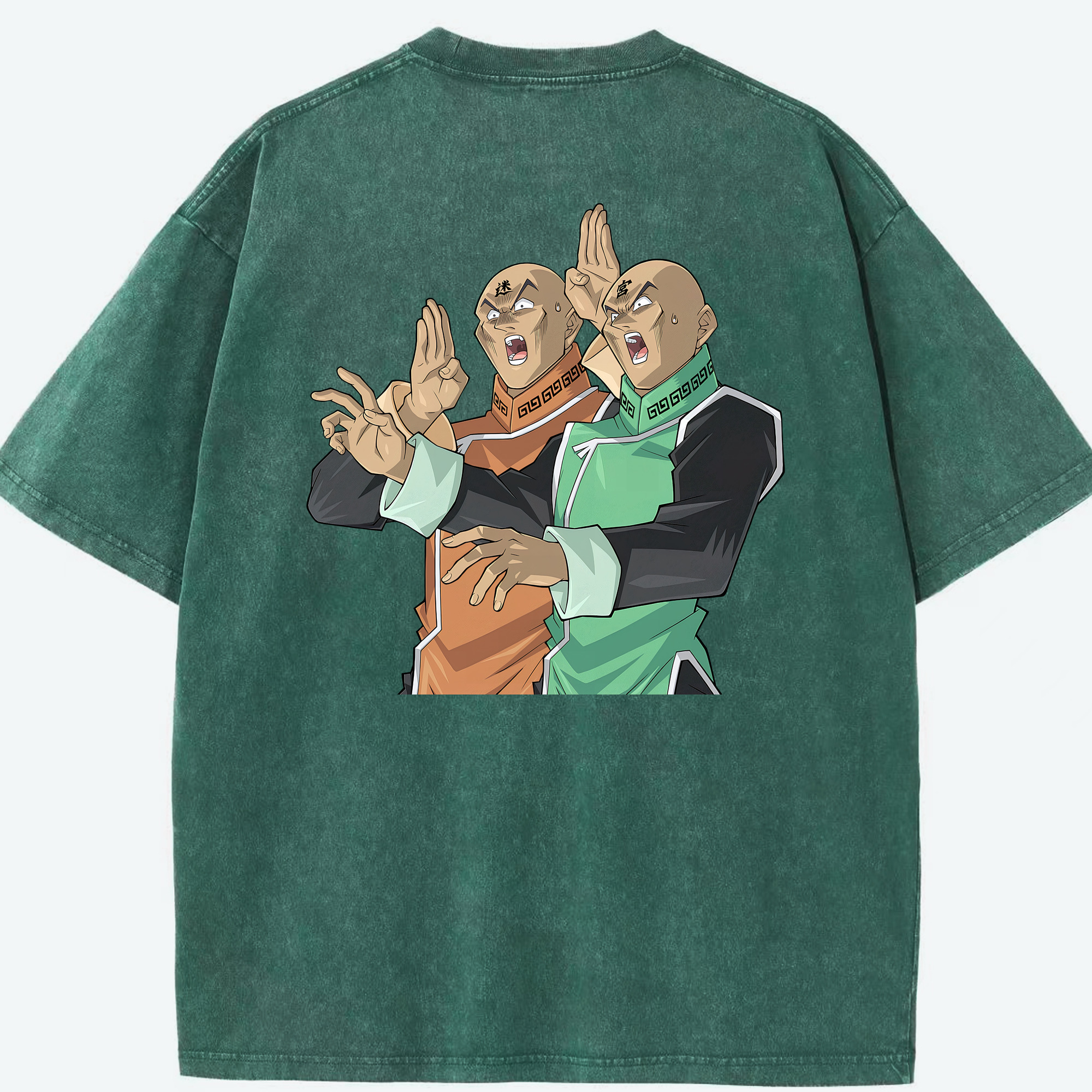 （画像用） 遊☆戯☆王 Yu-Gi-Oh! 綿100% ヴィンテージ風 半袖Tシャツ（背面プリント）